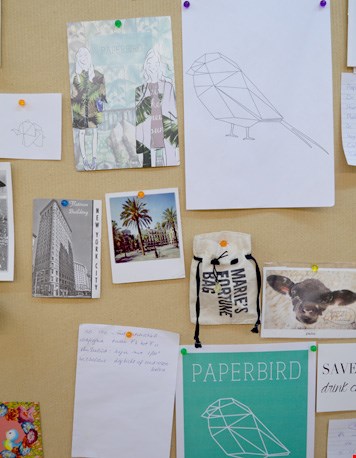 Het moodboard van Paperbird Het moodboard van Paperbird