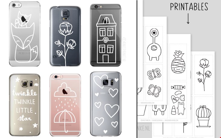 Nieuw: voor je telefoonhoesje Nieuw: voor je telefoonhoesje