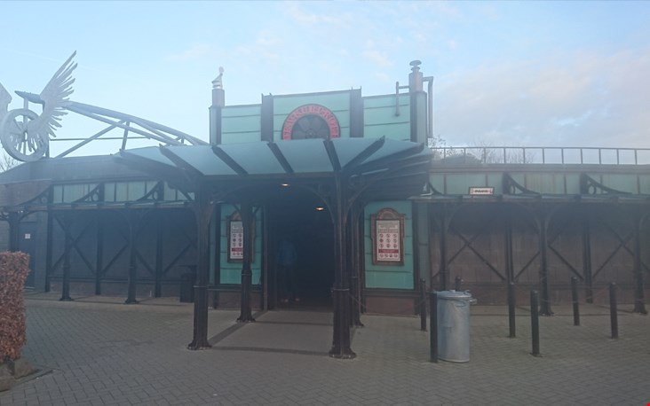 De entree van De Vuurproef De entree van De Vuurproef