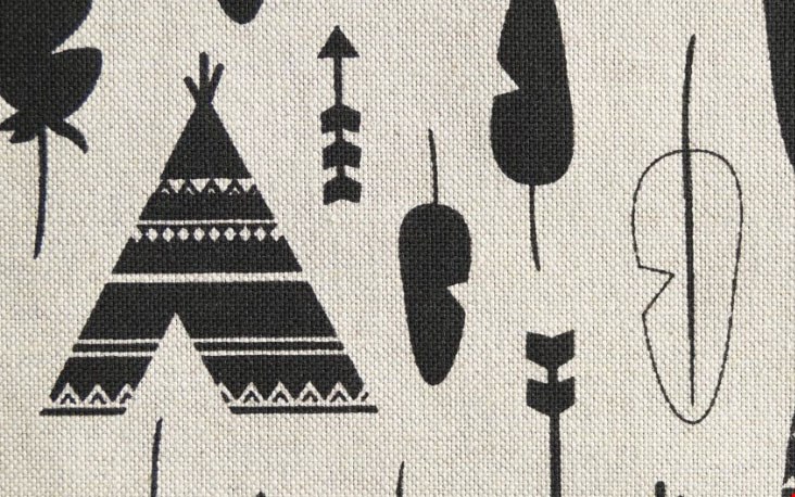 Leuk, met wigwam Leuk, met wigwam