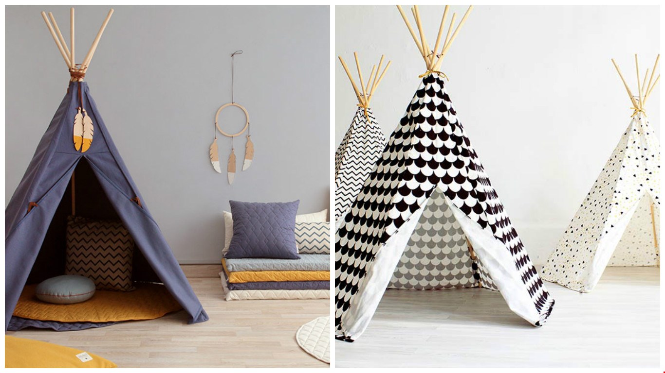 Tipi speeltenten van Oeko-Tex katoen Tipi speeltenten van Oeko-Tex katoen