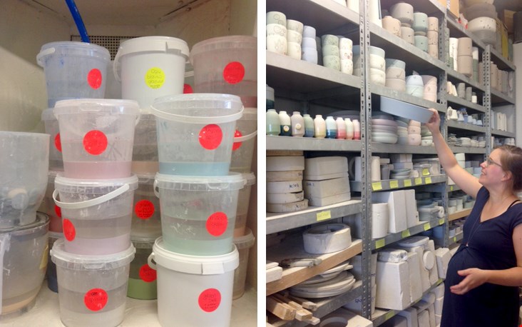 Elke in de studio Elke in de studio