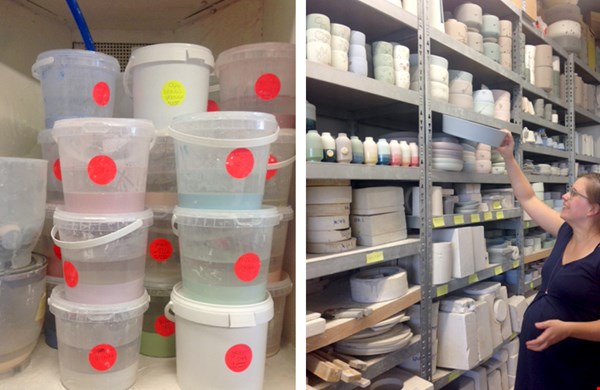 Elke in de studio Elke in de studio