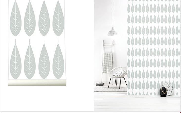 behang Botanic Grey behang Botanic Grey