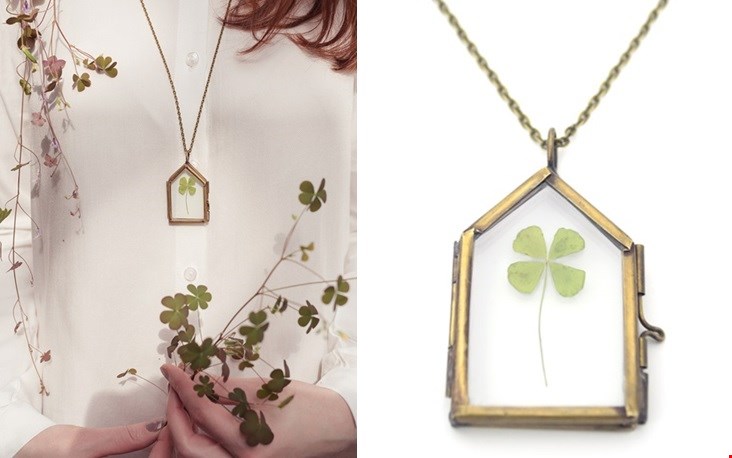 Prachtige klavertje vier-ketting Prachtige klavertje vier-ketting