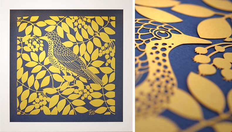 Papieren designs worden echte kunstwerkjes Papieren designs worden echte kunstwerkjes