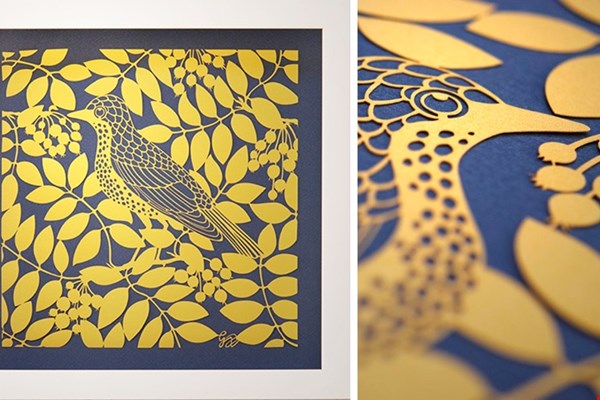 Papieren designs worden echte kunstwerkjes Papieren designs worden echte kunstwerkjes