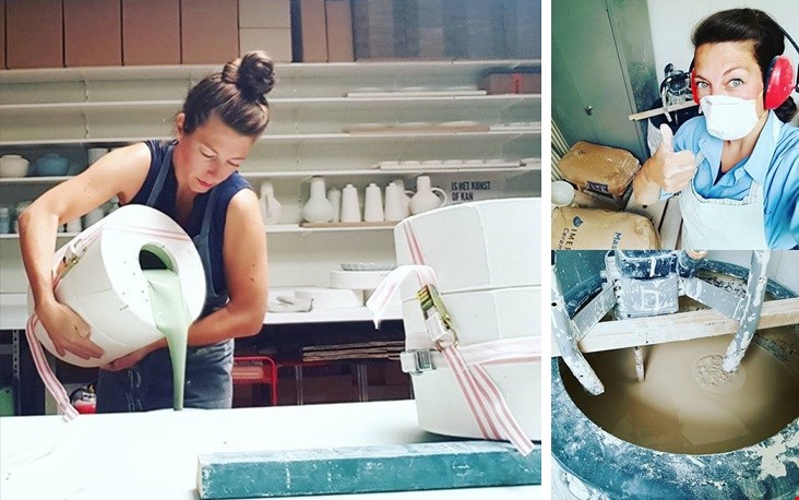 Behoorlijk zwaar: het maken van gietporselein Behoorlijk zwaar: het maken van gietporselein