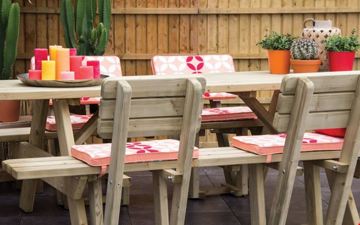 Rugleuningen voor aan je picknicktafel Rugleuningen voor aan je picknicktafel