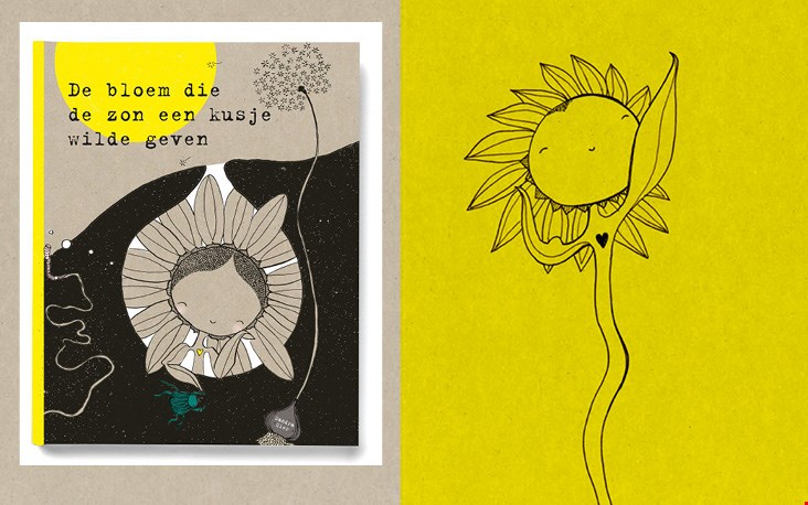 De bloem die de zon een kusje wilde geven De bloem die de zon een kusje wilde geven
