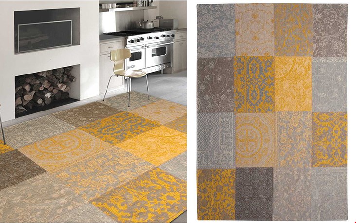 Een kleed met kleurnuances Een kleed met kleurnuances