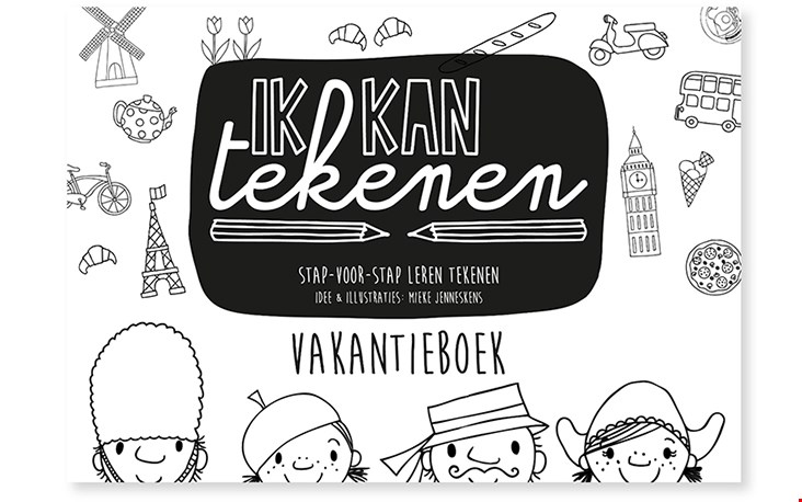 Voor echte tekenfans, het 'Ik kan tekenen' -vakantieboek Voor echte tekenfans, het 'Ik kan tekenen' -vakantieboek