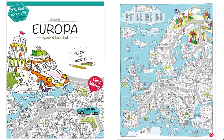 Het Very Mappy XXL plattegrond Het Very Mappy XXL plattegrond