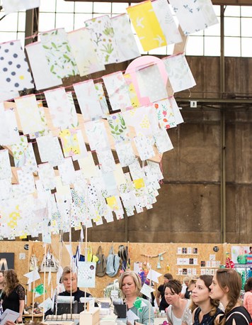 De hele dag druk in het PapierAtelier. Foto: Splendith.nl De hele dag druk in het PapierAtelier. Foto: Splendith.nl